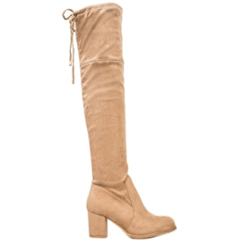 J. Star Bottes à enfiler sur un poteau brun