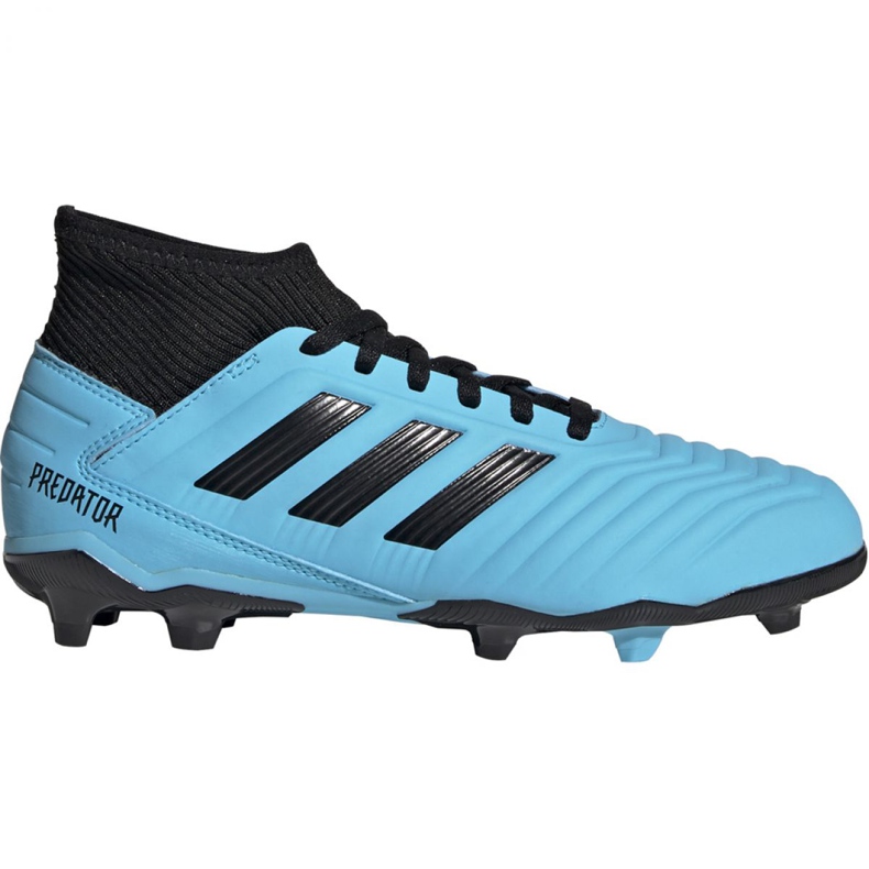 Chaussures de foot Adidas Predator 19.3 Fg Jr G25796 multicolore bleu Chaussures de foot Adidas Predator 19.3 Fg Jr G25796 multicolore bleu