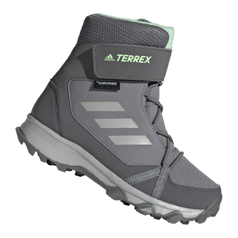 Chaussures Adidas Terrex Snow Cf Cp Cw Jr G26580 gris