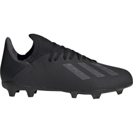 Les chaussures de football adidas X 19.3 Fg Jr F35364 noir noir