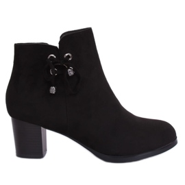 Bottes sur un talon confortable noir CK55 Black