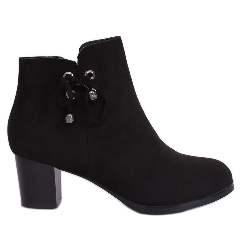 Bottes sur un talon confortable noir CK55 Black
