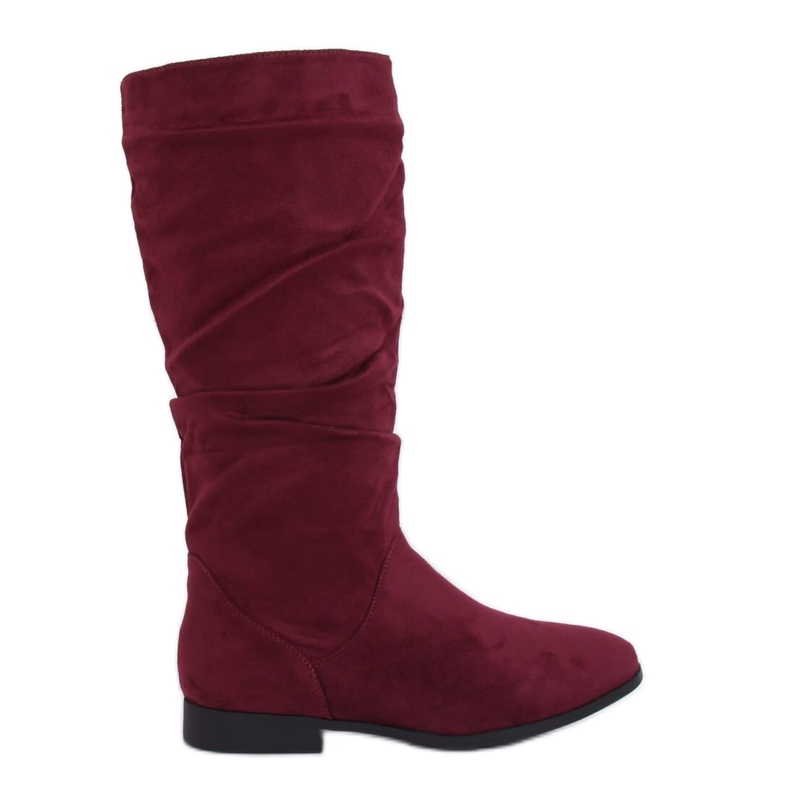 Bottines plates, bordeaux M629 Wine rouge