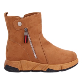 Bottes dans un style camel sportif SJ1938 Camel brun