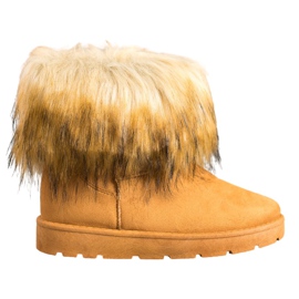 SHELOVET Chameau Mukluki Avec Fourrure brun SHELOVET Chameau Mukluki Avec Fourrure brun