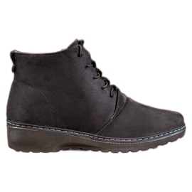 CABIN Bottes confortables le noir