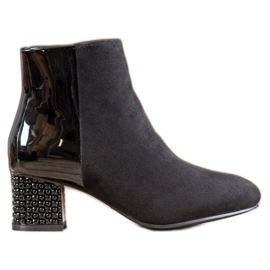 SHELOVET Bottes à la mode sur le poste le noir