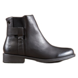 Gogo Bottines en cuir écologique noir