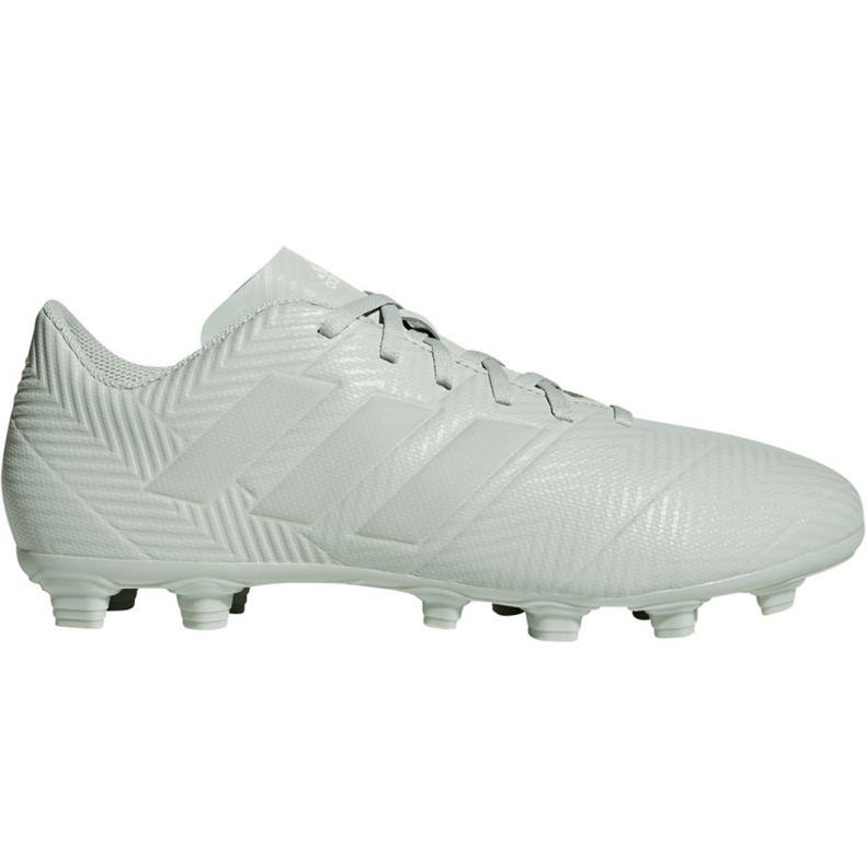 Chaussures de foot Adidas Nemeziz 18.4 M FxG DB2116 gris blanche Chaussures de foot Adidas Nemeziz 18.4 M FxG DB2116 gris blanche