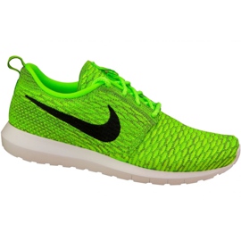 Nike Roshe Nm Flyknit M 677243-700 chaussures vert