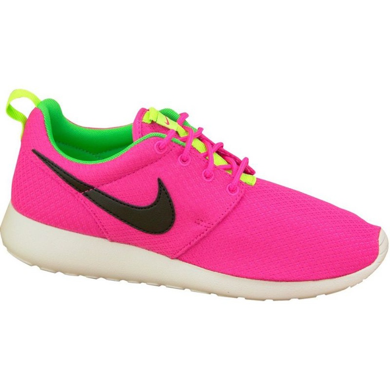 Nike Rosherun Gs W 599729-607 chaussures rose