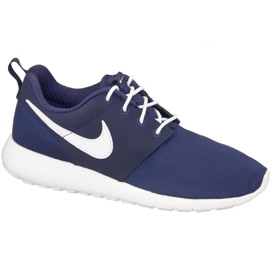 Nike Roshe One Gs W 599728-416 chaussures blanc bleu marine