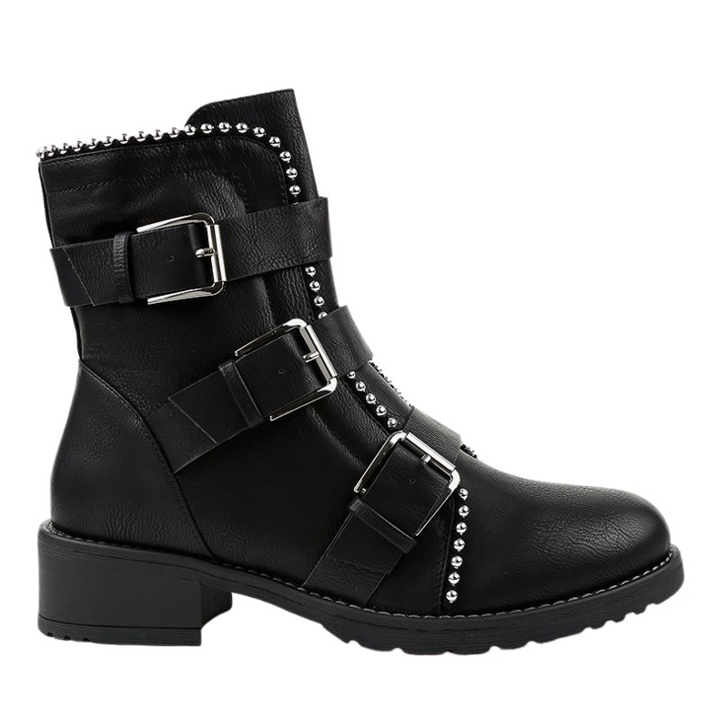 Bottes isolées plates noires Z149 le noir