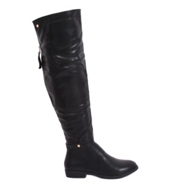 Bottes d'équitation noires, mousquetaires noirs 1943-50A le noir