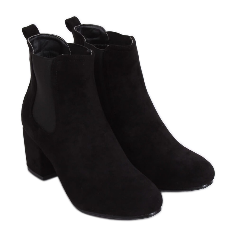 Bottines Chelsea noires, noir 2208-132 Noir le noir