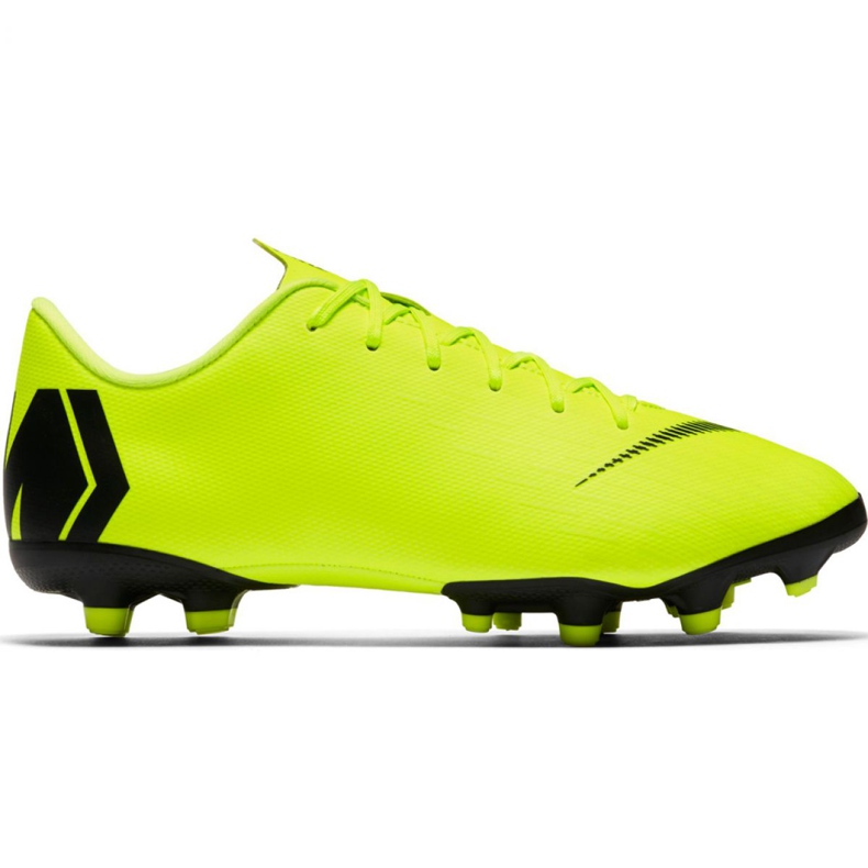 Nike Mercurial Vapor 12 Academy Mg Jr AH7347 701 chaussures de football multicolore jaune