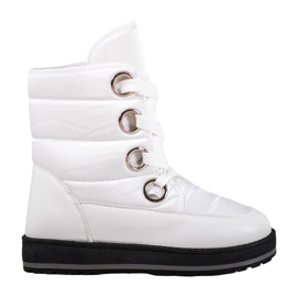 Muto Bottes de neige sur la plate-forme blanc