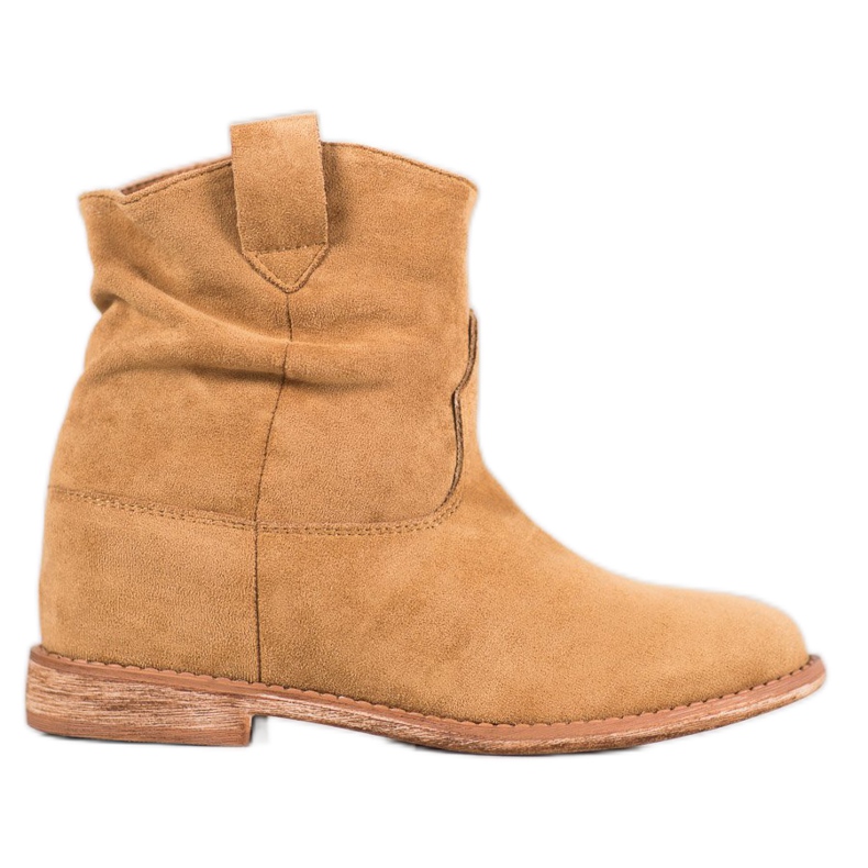 Bella Paris Bottes de cowboy sur un coin brun