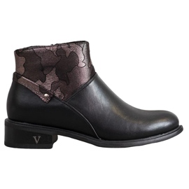 Bottines VINCEZA noir multicolore