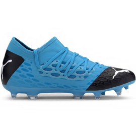 Chaussures de foot Puma Future 5.3 Netfit Fg Ag M 105756 01 bleu bleu