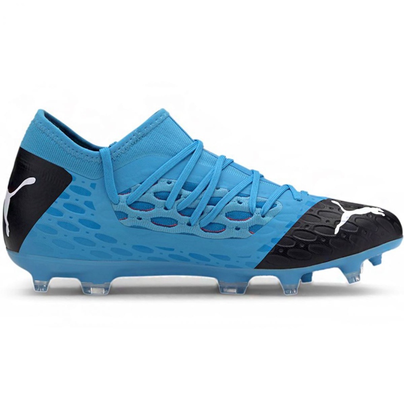 Chaussures de foot Puma Future 5.3 Netfit Fg Ag M 105756 01 bleu bleu