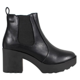 Weide Bottes Chelsea à la mode le noir Weide Bottes Chelsea à la mode le noir