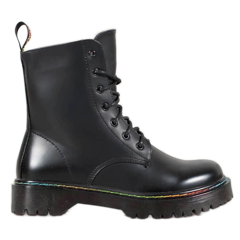 Bella Paris Travailleurs lacés le noir