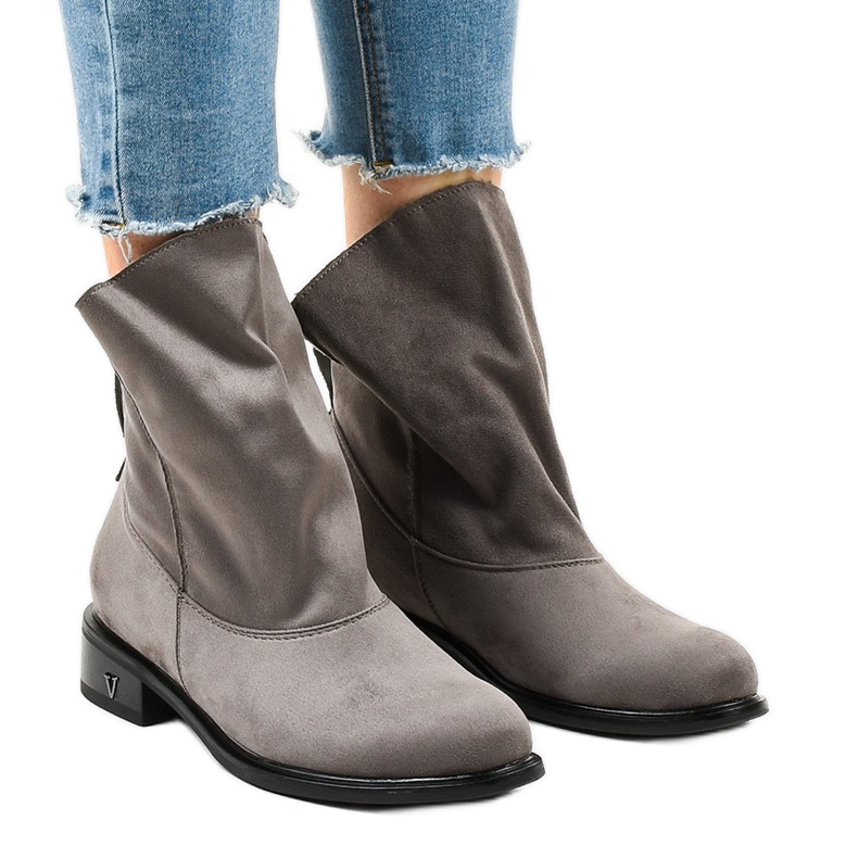 Bottes isolantes plates grises 6672-7 Bottes isolantes plates grises 6672-7