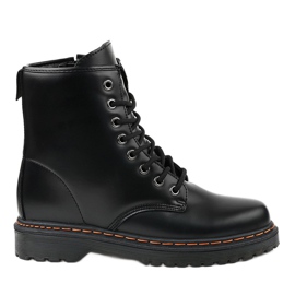 Bottes de combat DJH01-1 noires mates le noir