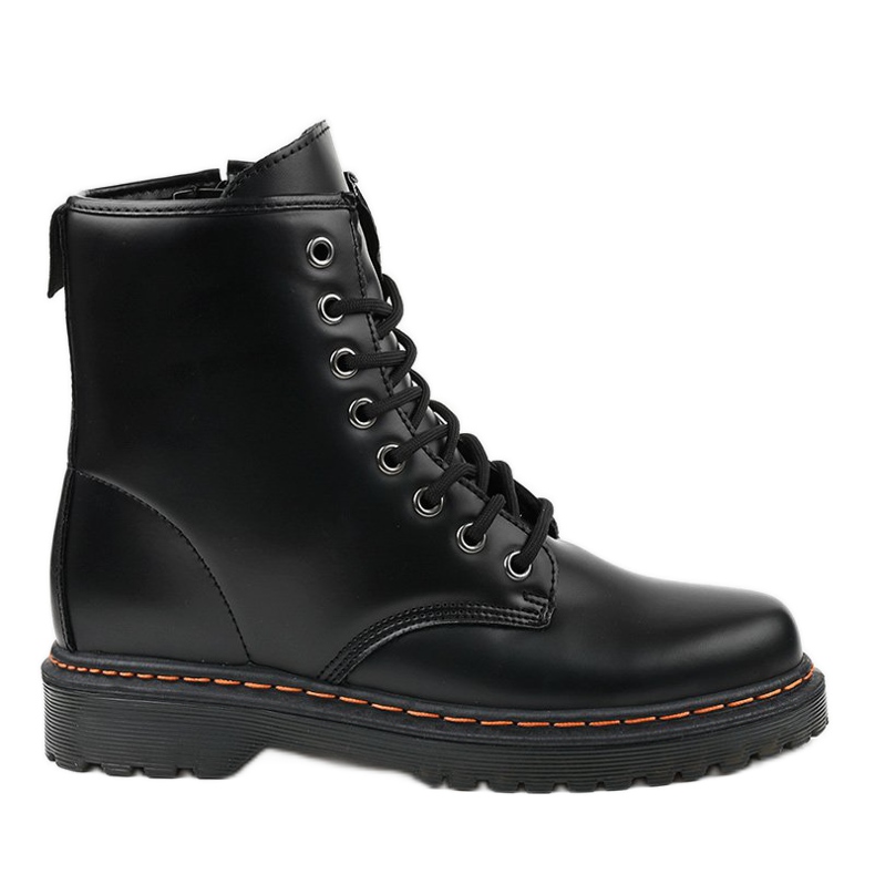 Bottes de combat DJH01-1 noires mates le noir