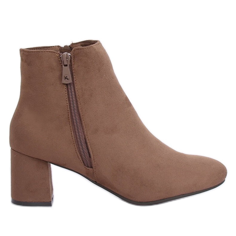 Bottines à talons beiges K1825116 Taupe