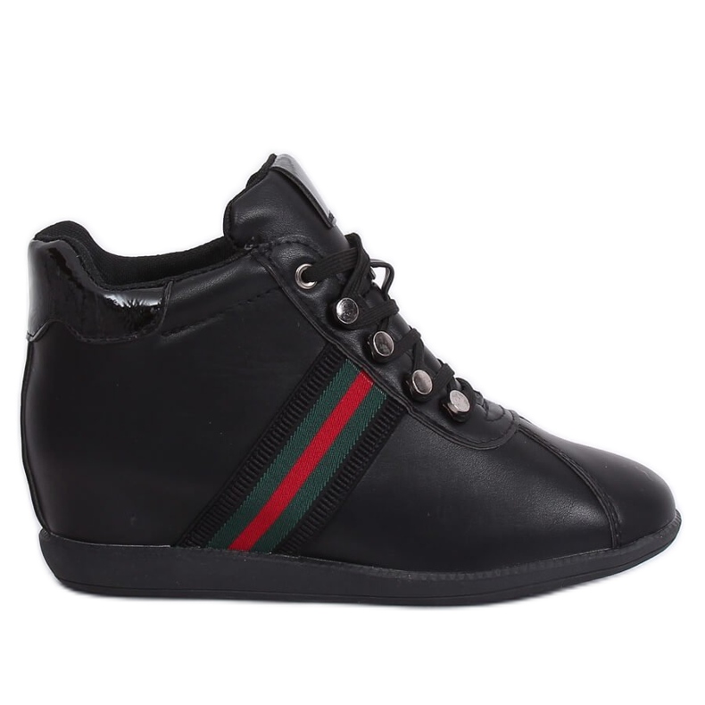 Chaussures noires sur un coin caché K1833909 Negro le noir