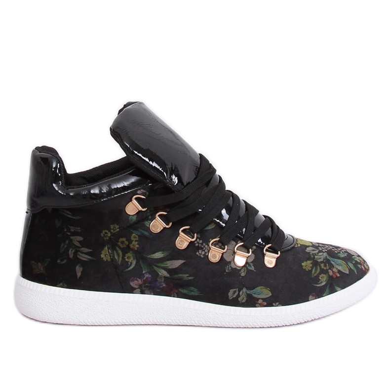 Baskets en velours K1834206 Flores le noir multicolore
