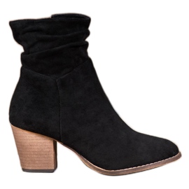 SHELOVET Bottes décontractées sur un poteau le noir SHELOVET Bottes décontractées sur un poteau le noir