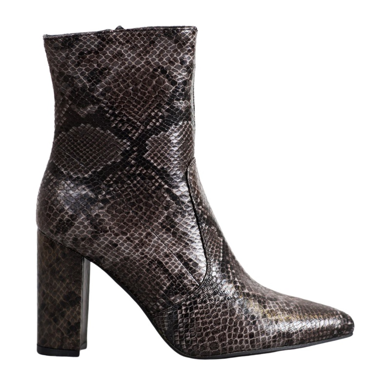 Seastar Botte à imprimé serpent brun multicolore