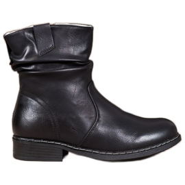 Super Me Bottes de cowboy chaudes noir