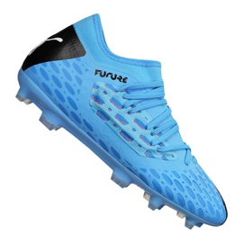 Chaussures de foot Puma Jr Future 5.3 Netfit Fg Jr 105806-01 bleu bleu