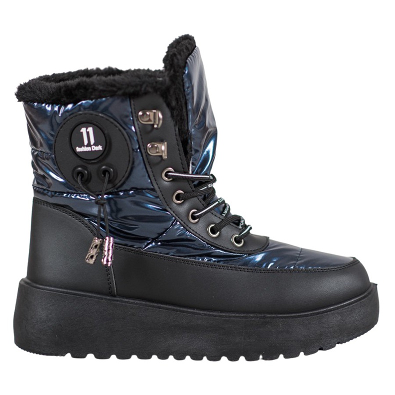 Bella Paris Bottes de neige à la mode bleu