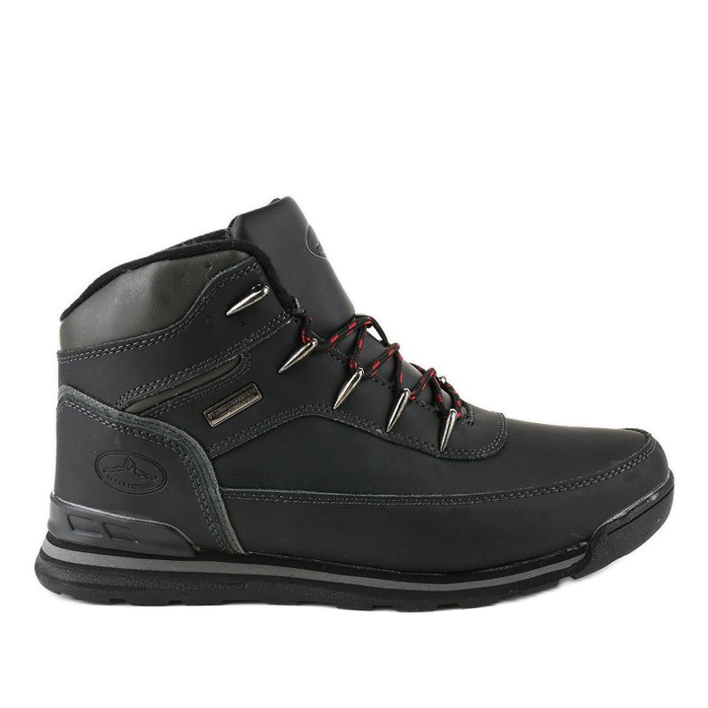 Bottes de neige isolées noires de MXC-7589 le noir