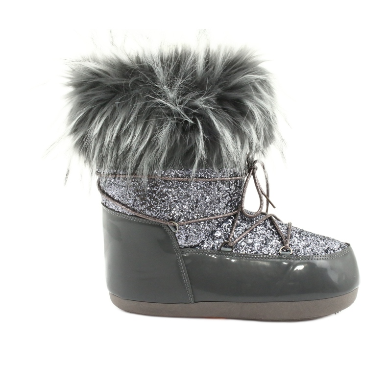 Bottes de neige confortables gris