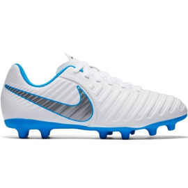 Nike Tiempo Legend 7 Club Fg Jr AH7255 107 chaussures de football multicolore blanc