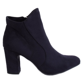 Bottines à talons bleu marine K1809810 Marino