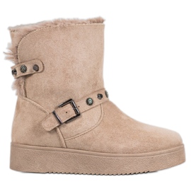 SHELOVET Mukluki avec jets brun