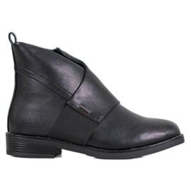 ENPLUS Bottes noires élégantes le noir
