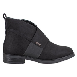 ENPLUS Bottes noires élégantes le noir ENPLUS Bottes noires élégantes le noir
