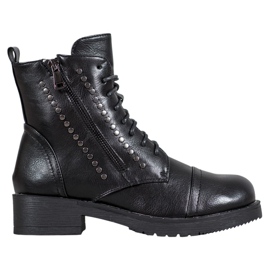 J. Star Travailleurs chaleureux avec des strass noir