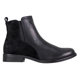 J. Star Bottes noires élégantes le noir J. Star Bottes noires élégantes le noir