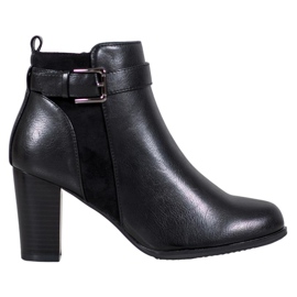 J. Star Bottes chaudes avec une boucle le noir