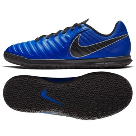 Nike Tiempo Legend 7 Club Ic Jr AH7260 400 chaussures de football bleu marine bleu