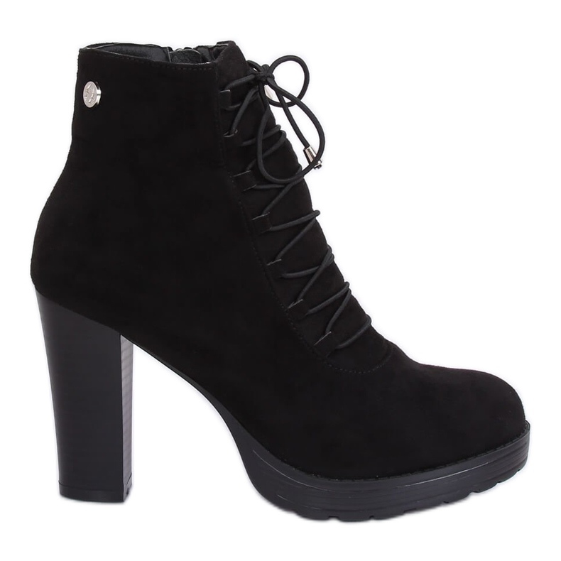 Bottes plateforme noires BK3235 Noir Ii Genre le noir